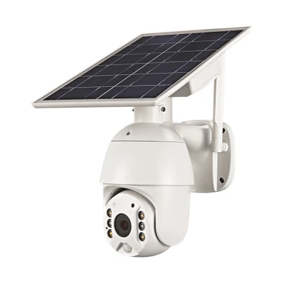 Водонепроницаемая 1080P беспроводная PTZ-камера IP-безопасности с питанием от солнечной батареи 4G/WiFi