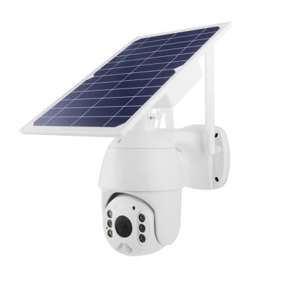 1080P Солнечная панель Беспроводная PTZ-камера с перезаряжаемой батареей Батарея для наружного наблюдения WiFi CCTV-камера