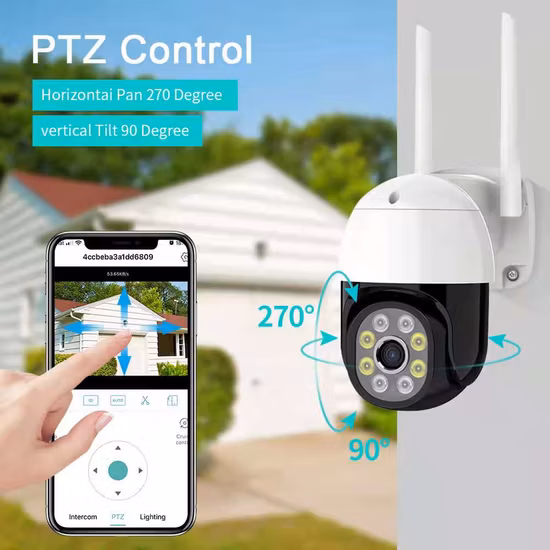 HD 1080P CCTV Беспроводная камера безопасности Корпус монитора PTZ Открытый Wi-Fi купольная скрытая шпионская камера наблюдения